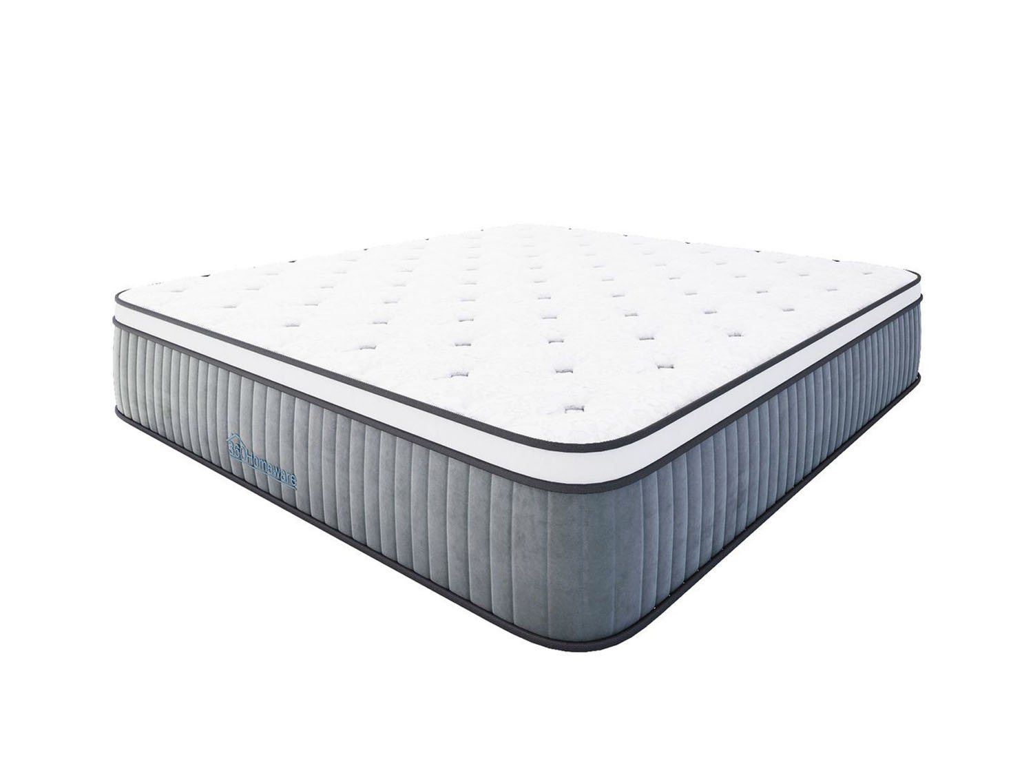 Cooling Gel Seven-Zone Hybrid Tri-Foam Spring Euro Mattress King with a luxurious design and cooling gel technology for optimal comfort.