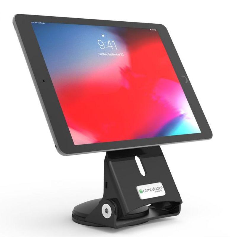 COMPULOCKS Grip/Dock Tablet Stand showcasing its premium quality and secure design for POS stations.