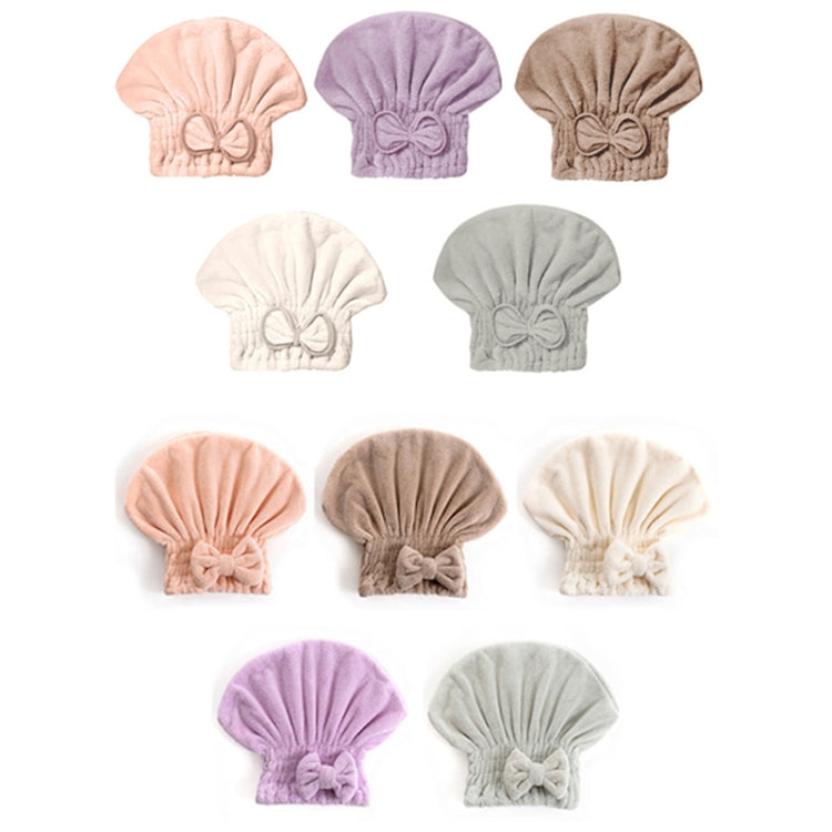 Coral Velvet Soft Absorbent Dry Cap in a soft coral color, designed to quickly dry hair while preventing hair loss, featuring a snug elastic band.