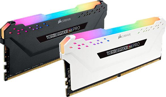 CORSAIR Vengeance RGB PRO Light Enhancement Kit in black, showcasing 10 RGB LEDs for aesthetic enhancement.