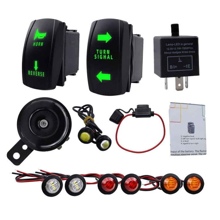 CP-4333 ATV UTV Turn Signal Light Horn Fuse Relay Kit showcasing its components and design, suitable for various off-road vehicles.