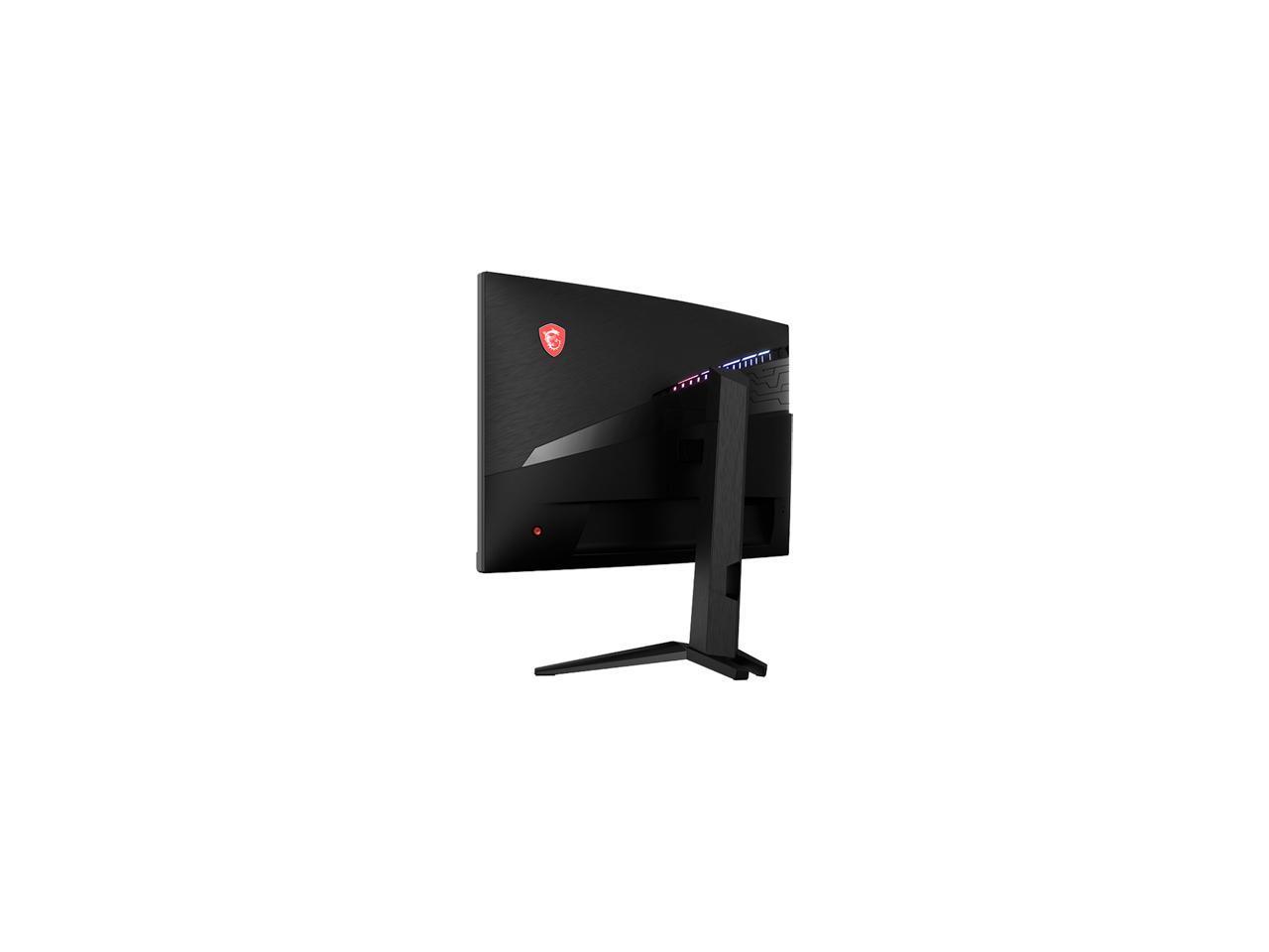 MSI Optix MAG272CQR 27-inch curved gaming monitor with 165Hz refresh rate and WQHD resolution, showcasing its sleek design and vibrant display.