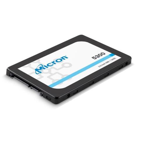 Crucial 5300 MAX 1.92TB 2.5' SATA3 Enterprise SSD showcasing its sleek design and advanced technology.