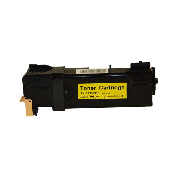 CT201306 Yellow Generic Toner Cartridge with vibrant yellow color and packaging details.