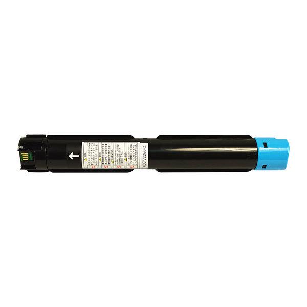 CT201435 Cyan Premium Generic Toner cartridge with vibrant cyan color, designed for high-quality printing.