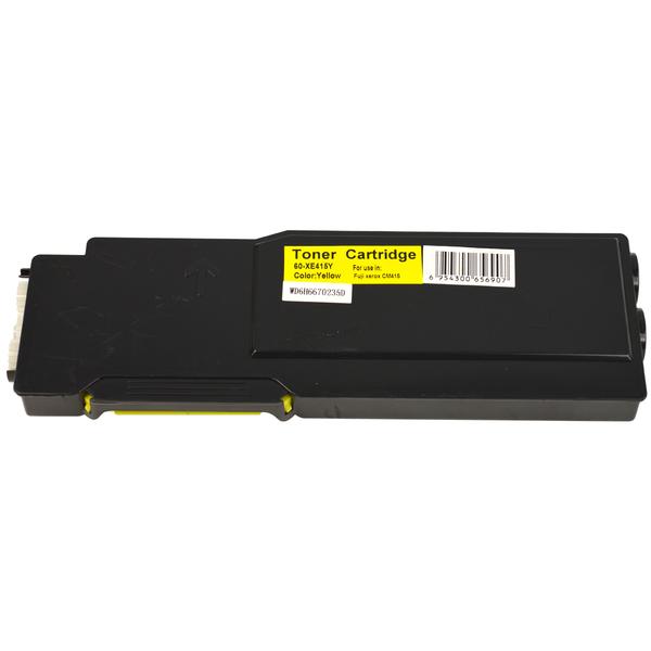 CT202355 Premium Generic Yellow Toner cartridge for XE-CM415Y printer, showcasing its vibrant yellow color and sleek design.