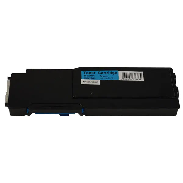 CT202353 Premium Generic Cyan Toner cartridge with vibrant cyan color, designed for high-quality printing.