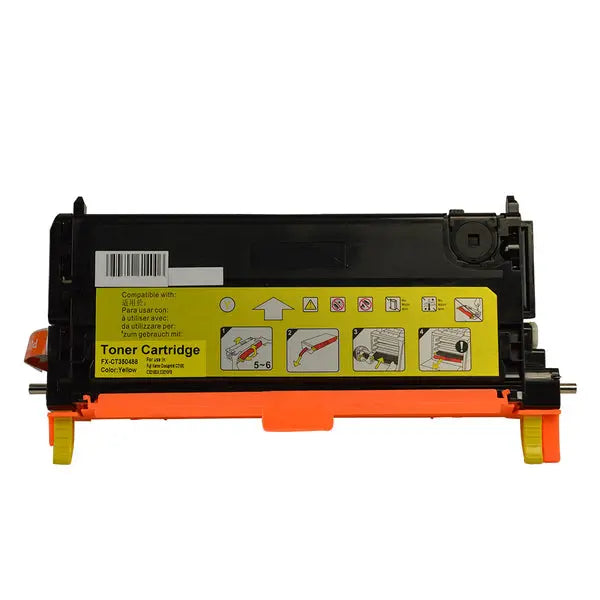 CT350488 Premium Generic Yellow Toner cartridge for Xerox printers, showcasing vibrant yellow color and sleek design.