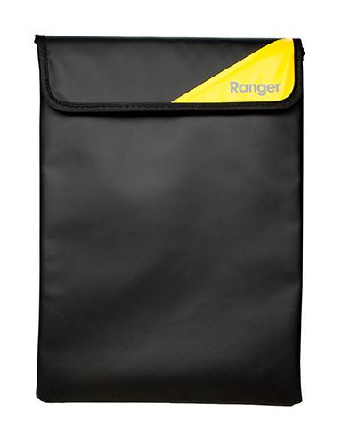 Cygnett ElementProof 7' Protective Tablet Sleeve showcasing waterproof material and fold-over flap design.