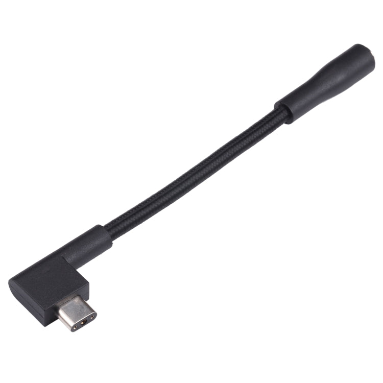 DC 5.5 x 2.1mm Female to Razer Interface Power Cable with nylon thread construction and compact design.