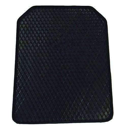 DEEP EDGE Heavy Duty Car Mat in black rubber, designed for durability and anti-slip safety, suitable for most vehicles.