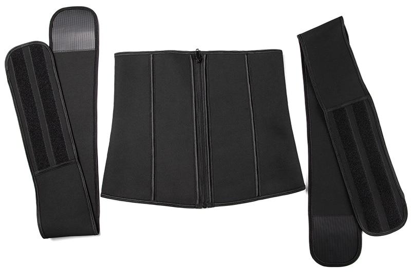 Detachable Waist Trimmer Belt designed for weight loss and fitness, featuring adjustable straps and a sleek design for men.