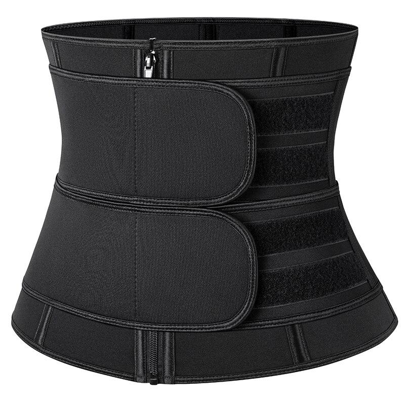 Detachable Waist Trimmer Belt designed for weight loss and fitness, featuring adjustable straps and a sleek design for men.