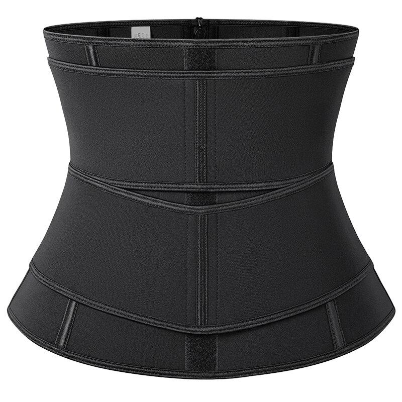 Detachable Waist Trimmer Belt designed for weight loss and fitness, featuring adjustable straps and a sleek design for men.