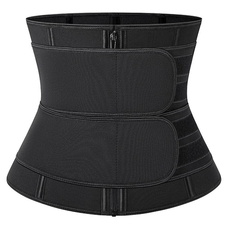 Detachable Waist Trimmer Belt designed for weight loss and fitness, featuring adjustable straps and a sleek design for men.