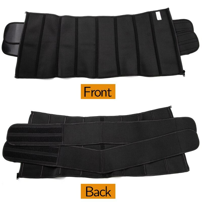 Detachable Waist Trimmer Belt designed for weight loss and fitness, featuring adjustable straps and a sleek design for men.