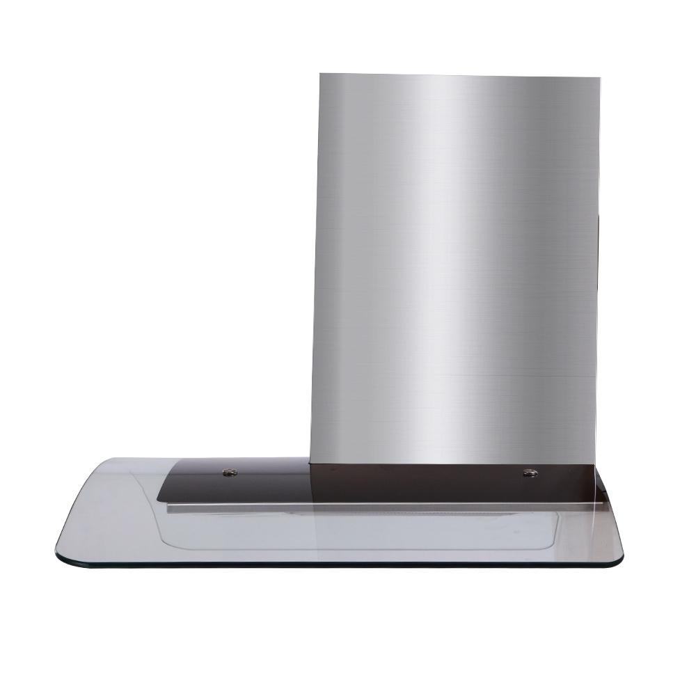 Devanti 900mm Range Hood with stainless glass canopy, showcasing its sleek design and modern features for kitchen ventilation.