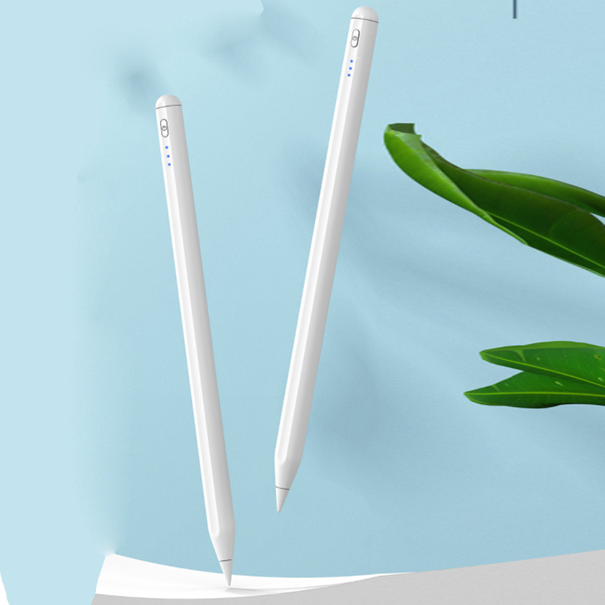 Digi Pen for iPad and Tablets with fine tip, showcasing its sleek aluminum design and accessories.