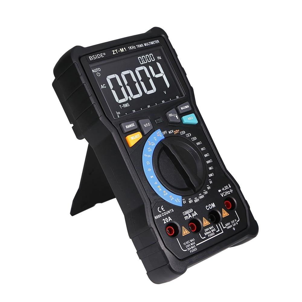 Digital Multimeter Professional True RMS 8000 with digital display and various measurement functions.