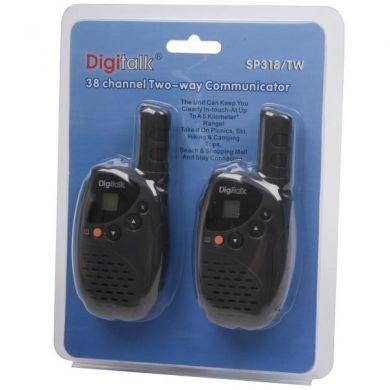 Digitalk Personal Mobile Radio - 3181 Twin Pack with LED torch and ergonomic design, ideal for outdoor communication.