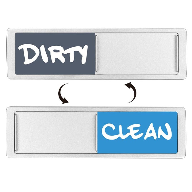 Double-sided Dishwasher Magnet Clean Dirty Sign with soft silicone backing, designed for easy visibility and compatibility with all dishwashers.