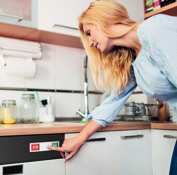 Double-sided Dishwasher Magnet Clean Dirty Sign with soft silicone backing, designed for easy visibility and compatibility with all dishwashers.