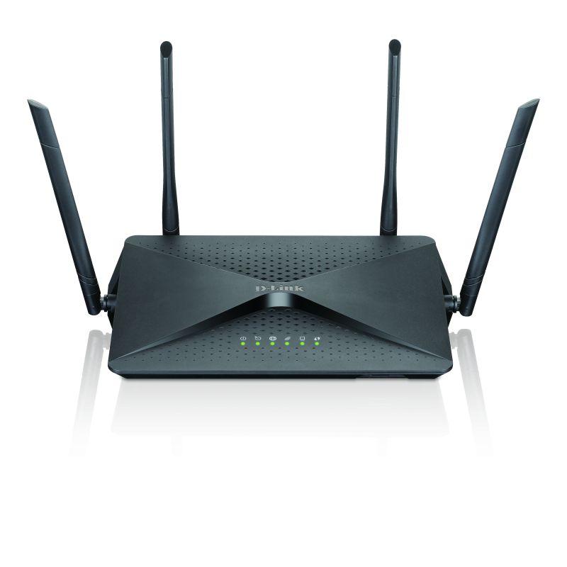 D-LINK DSL-3890 Modem Router with dual-band antennas and multiple ports.