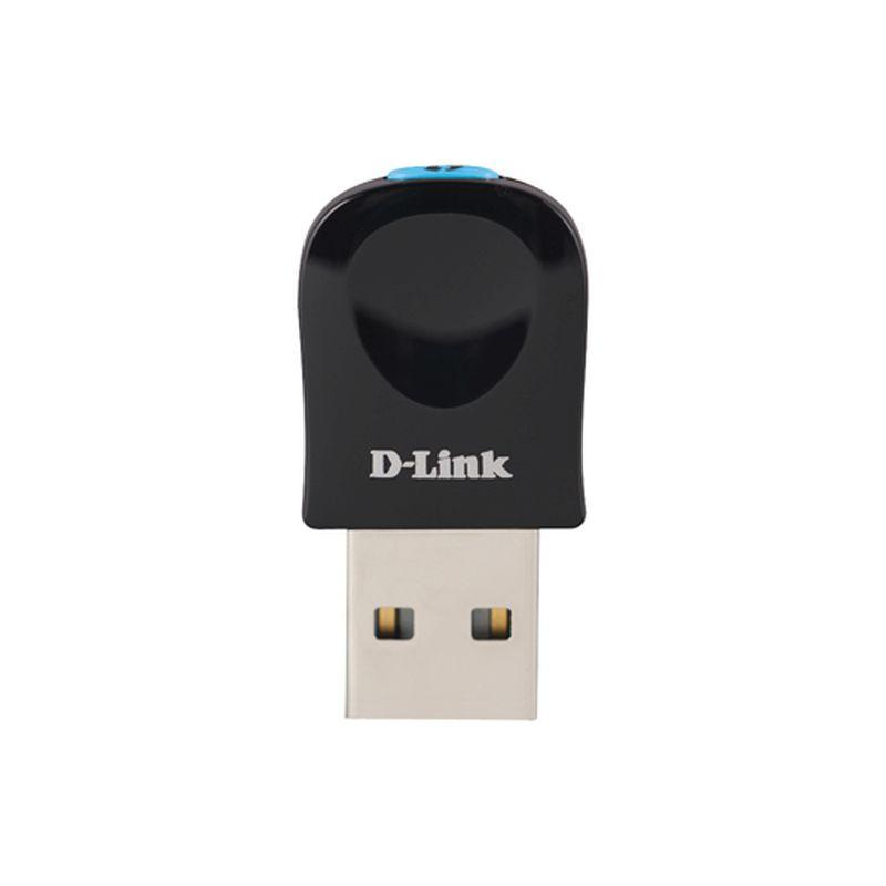 D-LINK DWA-131 USB Adapter showcasing its compact design and USB connector.