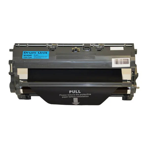 DR-240C Premium Generic Drum Unit, a black drum component for printers, designed for high-quality printing without toner.