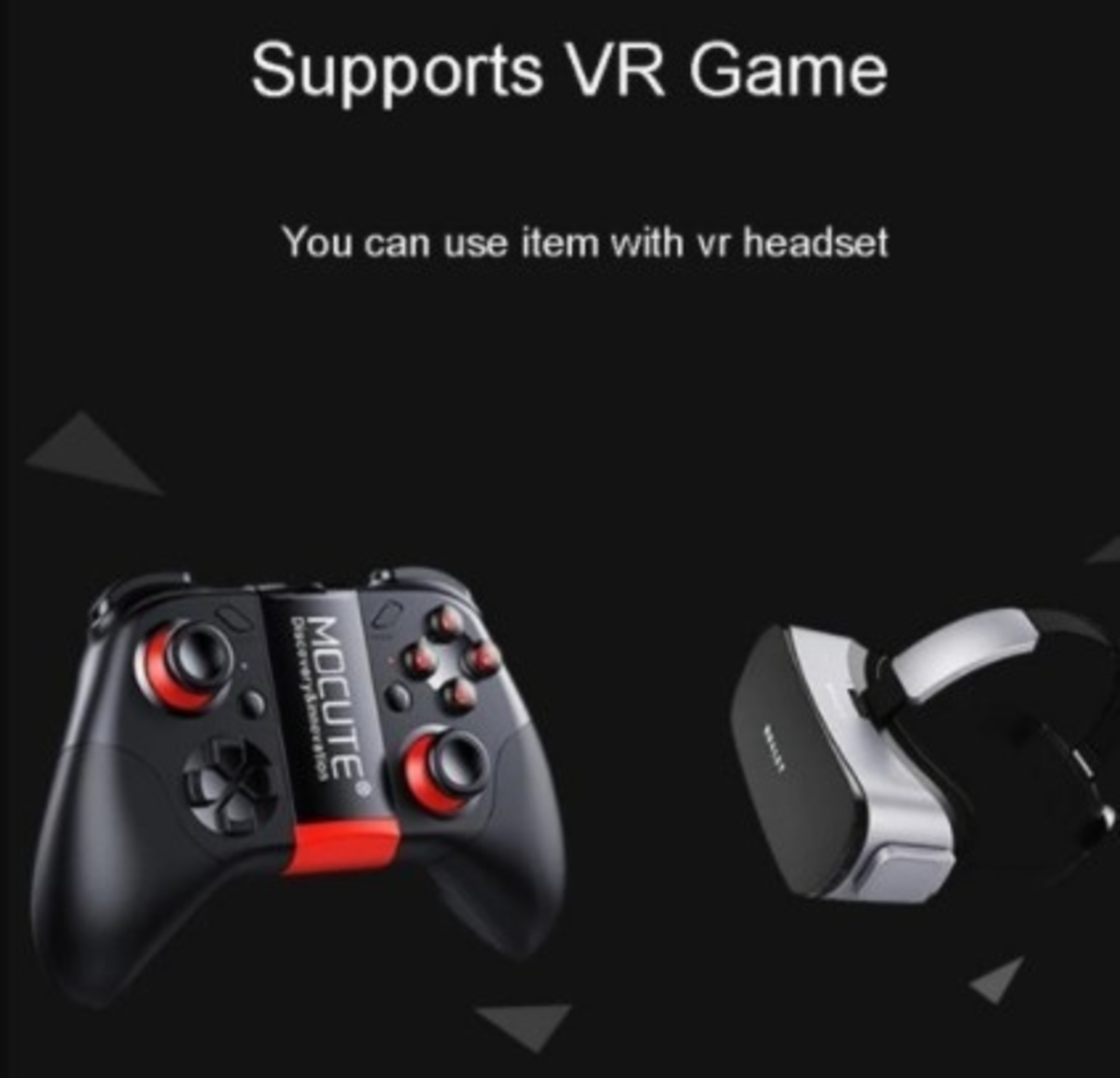 Dragon VR Gaming 3D Stereo Headset with Bluetooth Gaming Controller, showcasing its sleek design and immersive features.