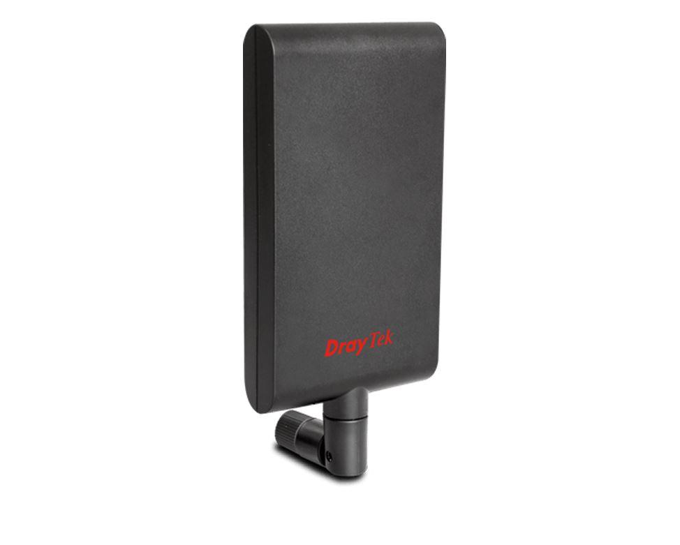 DRAYTEK ANT-2520 indoor patch antenna with dual-band capabilities and compact design, ideal for enhancing wireless connectivity.