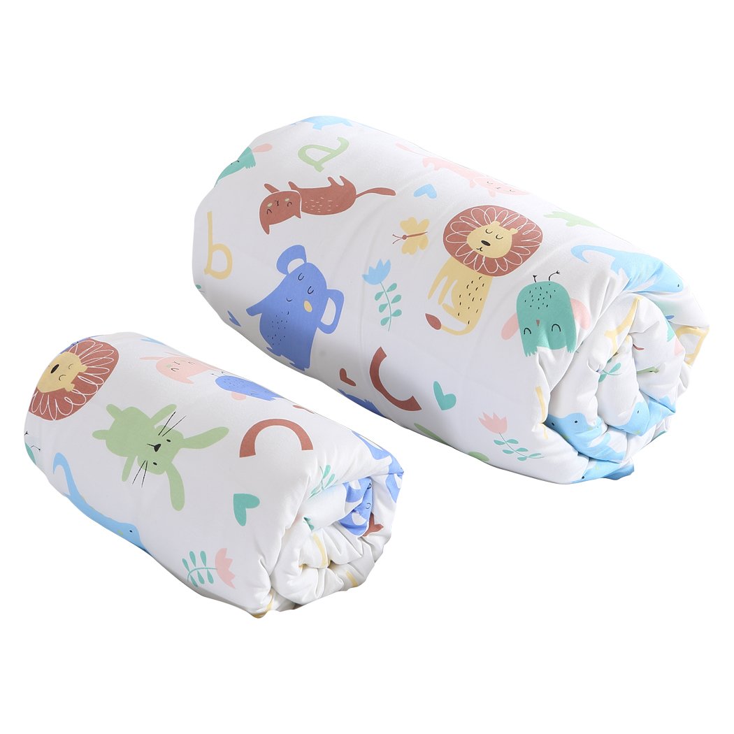 DreamZ Kids Warm Weighted Blanket with cartoon print cover, designed for calming and focus enhancement in children.