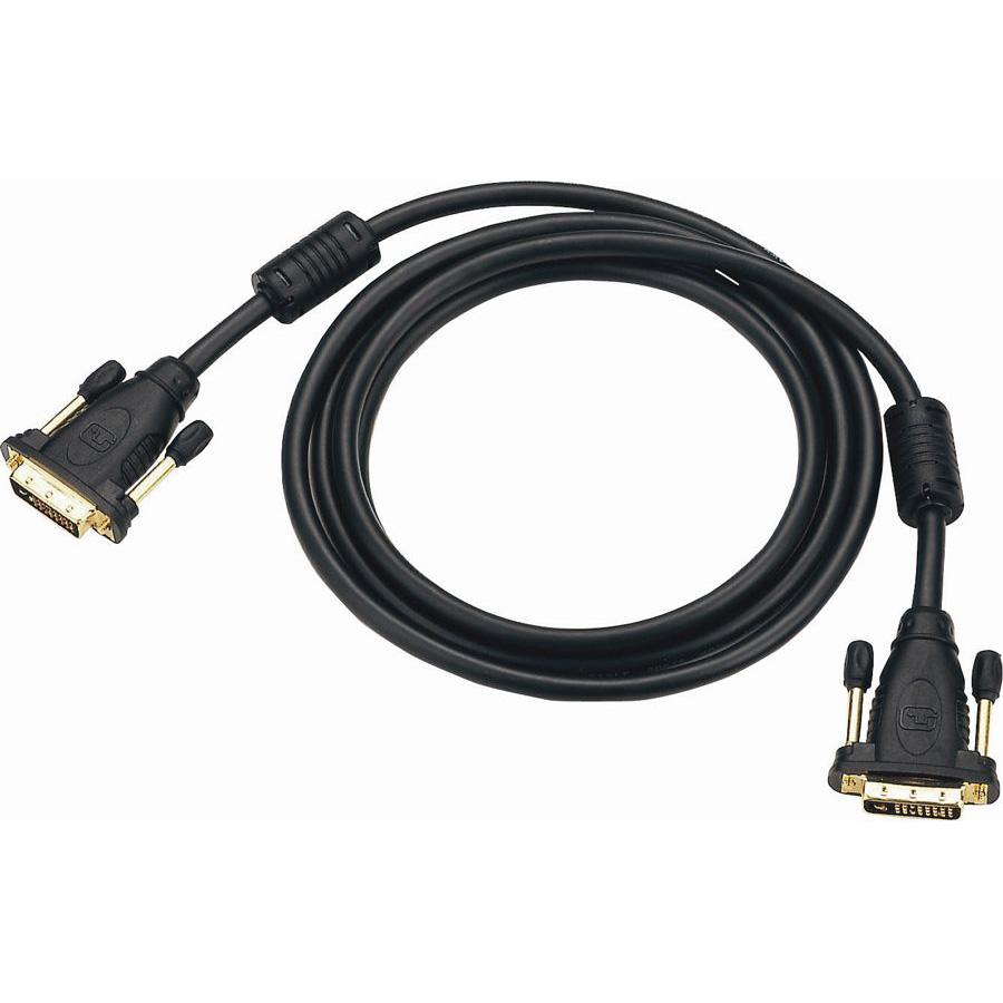 10m DVI-Digital to DVI Digital Male to Male Extension Cable with gold plated connectors and double shielding.