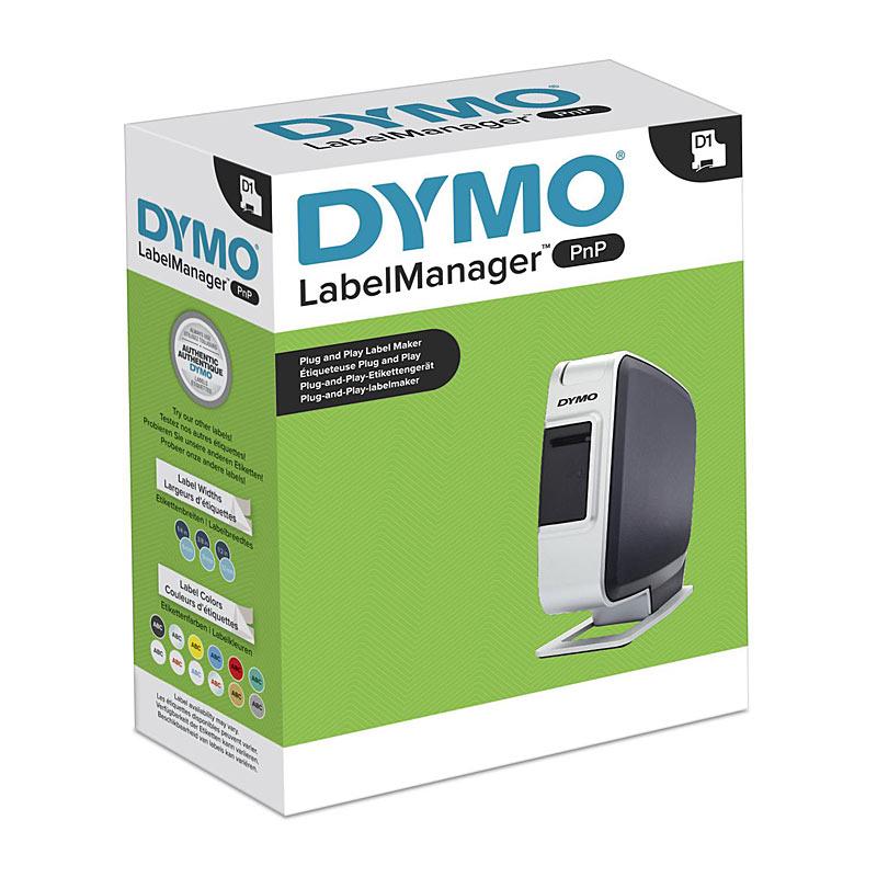 DYMO LabelManager Plug N Play label maker with a sleek design and user-friendly interface.