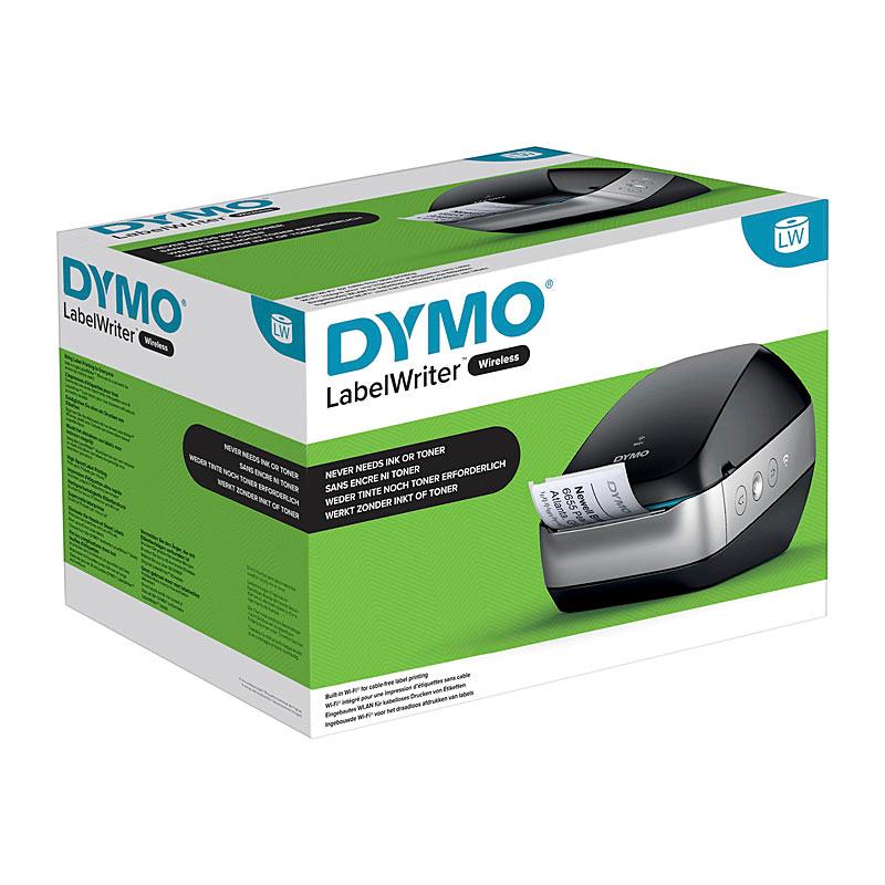 DYMO LabelWriter Wireless printer with sleek design and wireless capabilities, ideal for high-quality label printing.