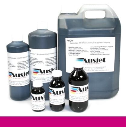 E3083 Sensient Magenta Ink 100ml bottle showcasing vibrant magenta color for high-quality printing.