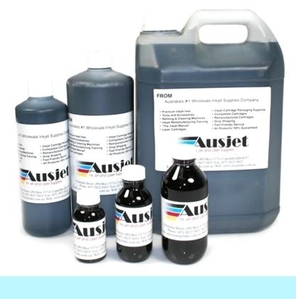 E3085 Sensient Light Cyan Ink 100ml bottle showcasing vibrant light cyan color for high-quality printing.