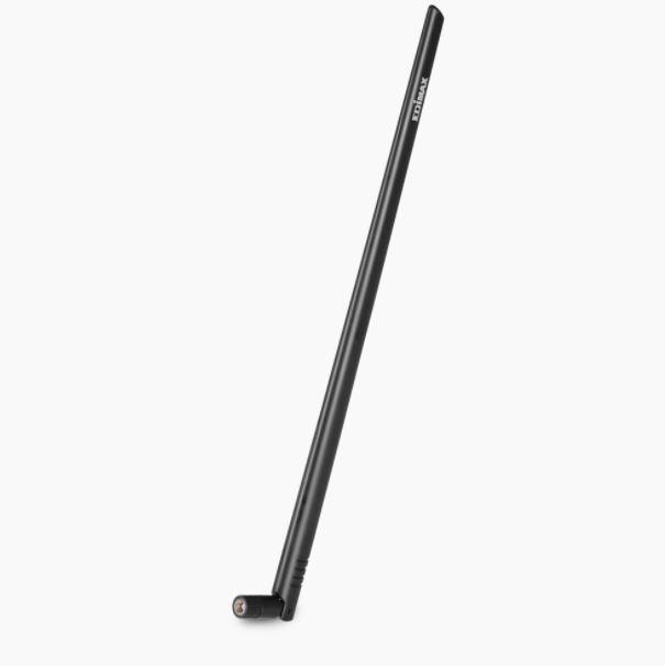 Edimax Indoor 9dBi Omni-Directional Desktop Antenna with RP-SMA connector, designed for enhanced wireless signal and coverage.