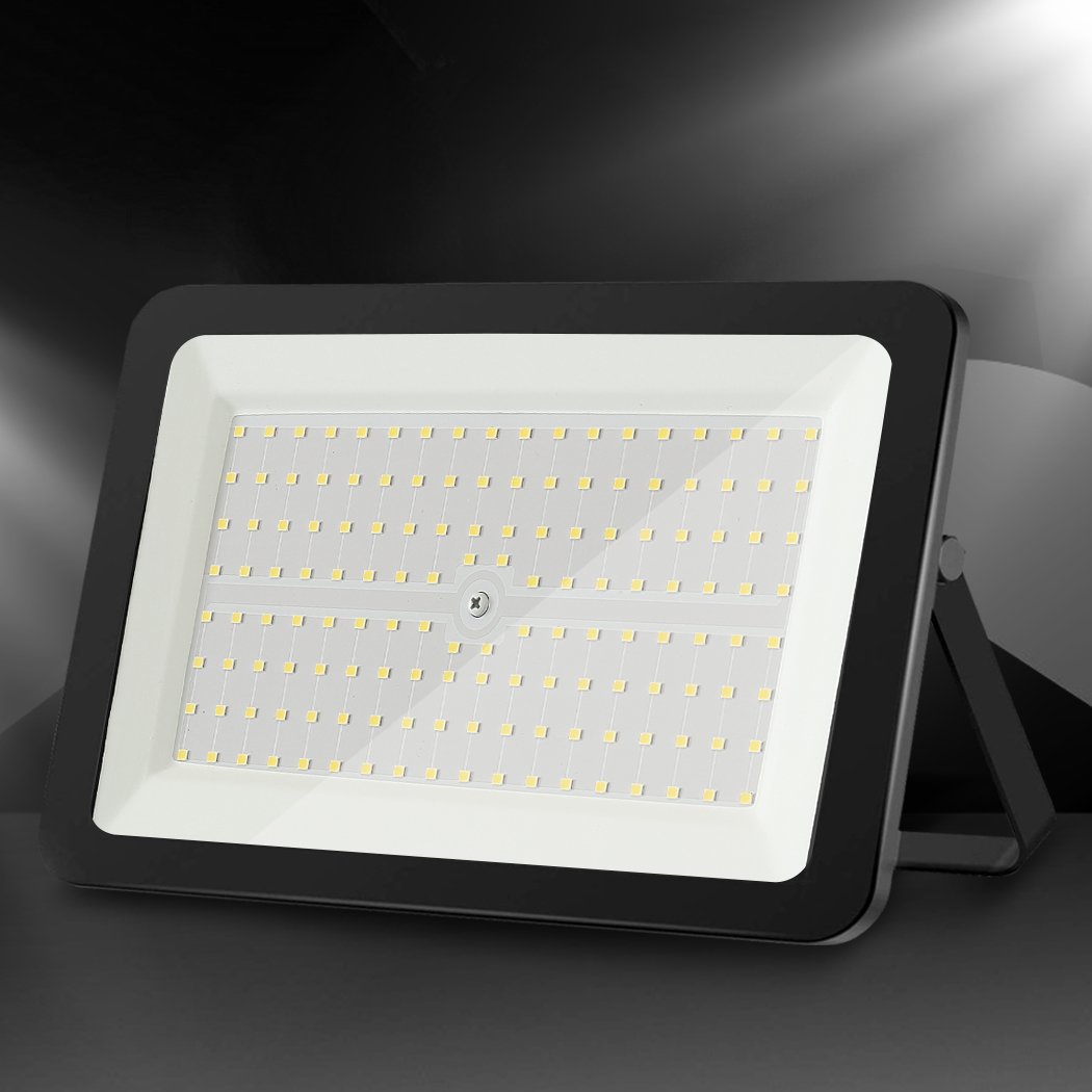 Emitto LED Flood Light 150W with adjustable frame and IP65 waterproof rating, ideal for outdoor use.