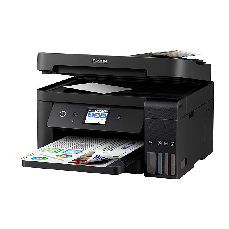 EPSON ET4750 Inkjet MFP showcasing its sleek design and multifunction capabilities.