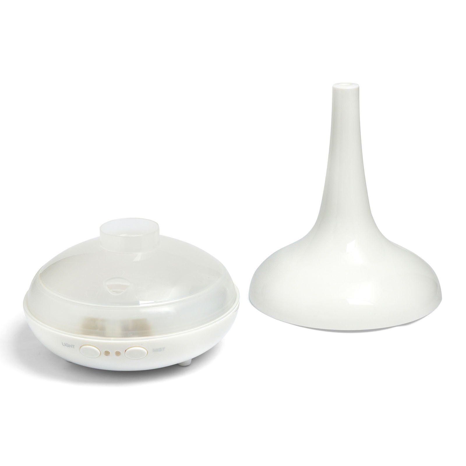 Milano Ultrasonic Aromatherapy Diffuser with LED lights and essential oils, designed for home and office use.