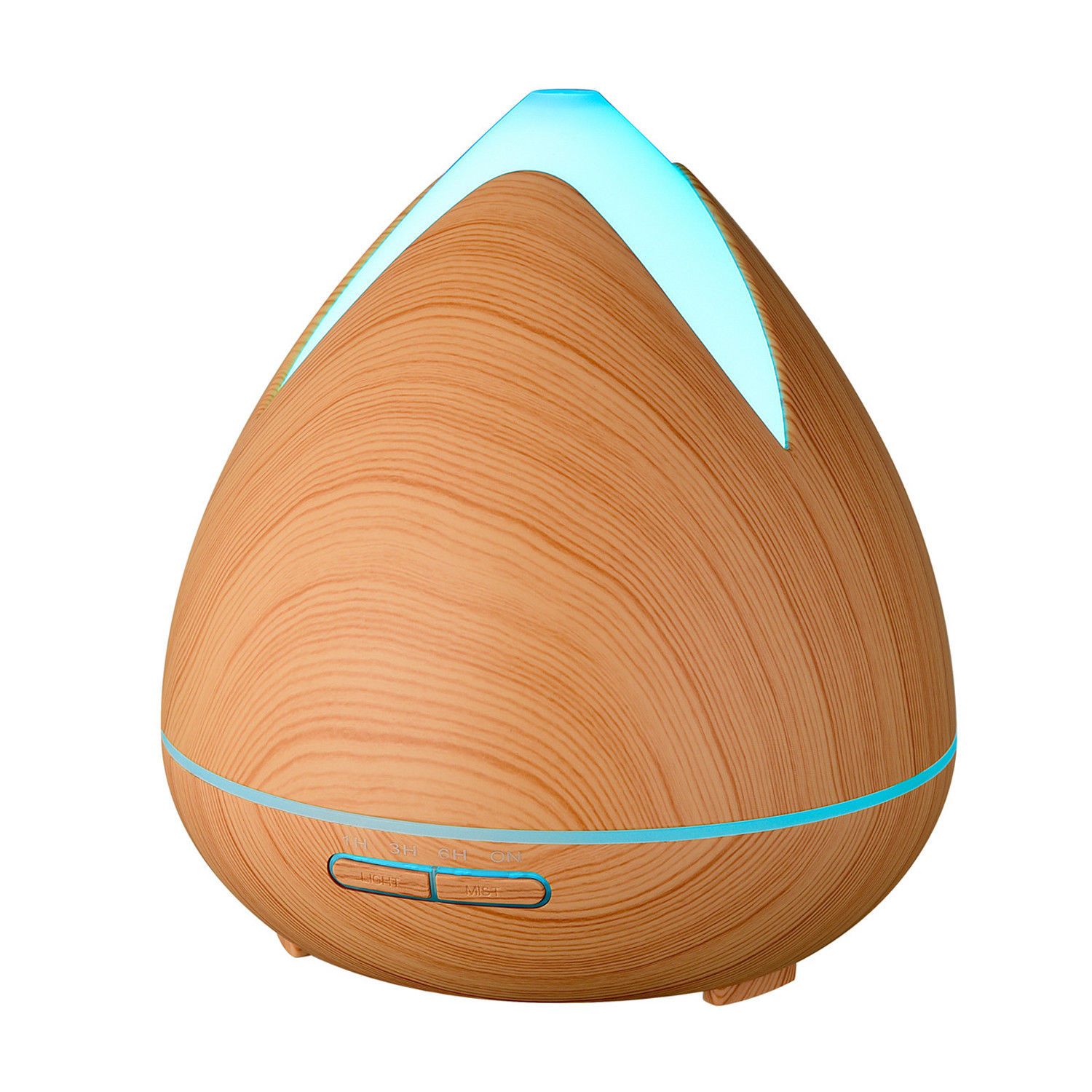 Essential Oils Ultrasonic Aromatherapy Diffuser by PureSpa with 7 LED lights and essential oils.