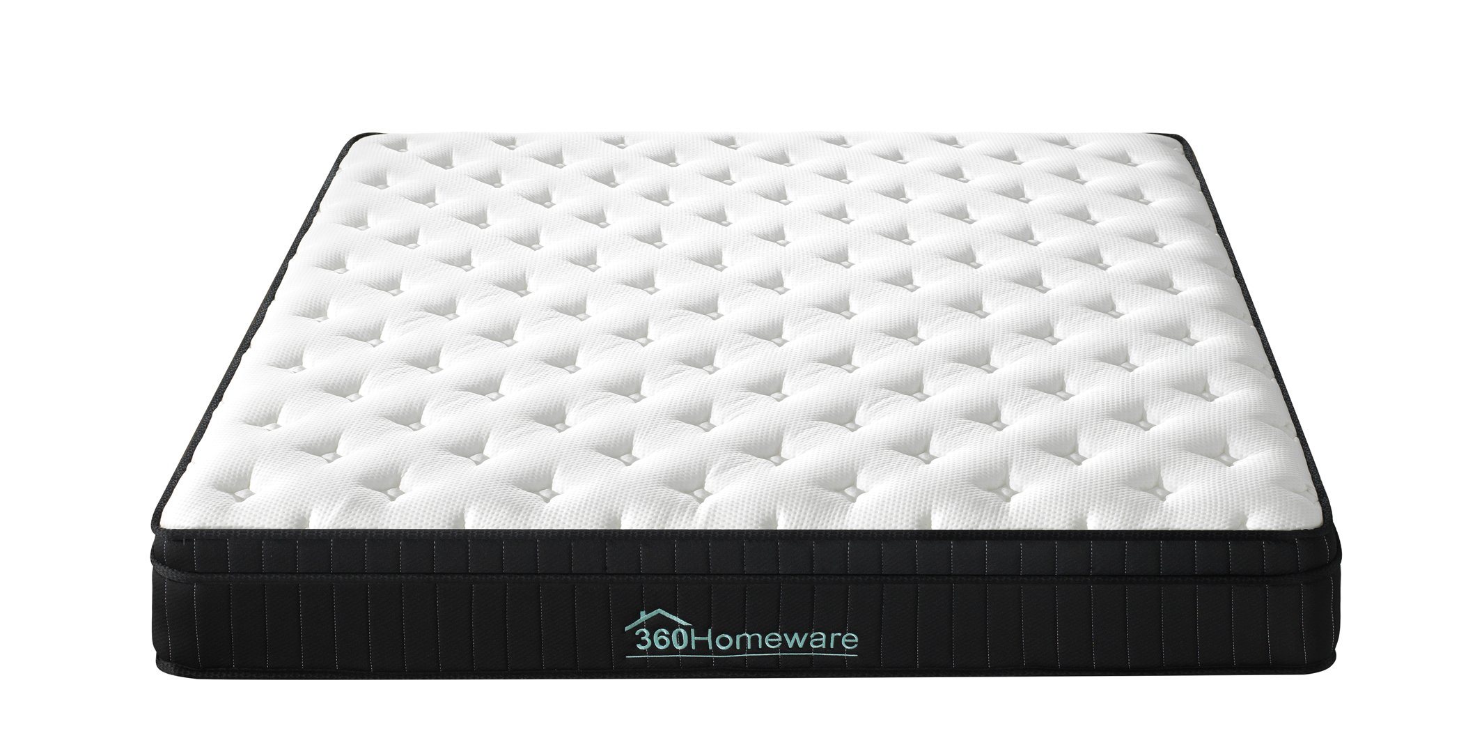 Euro Top Knit Multi-Zone Spring Mattress in double size, featuring a soft cotton knit Euro Top and a durable coil support system.