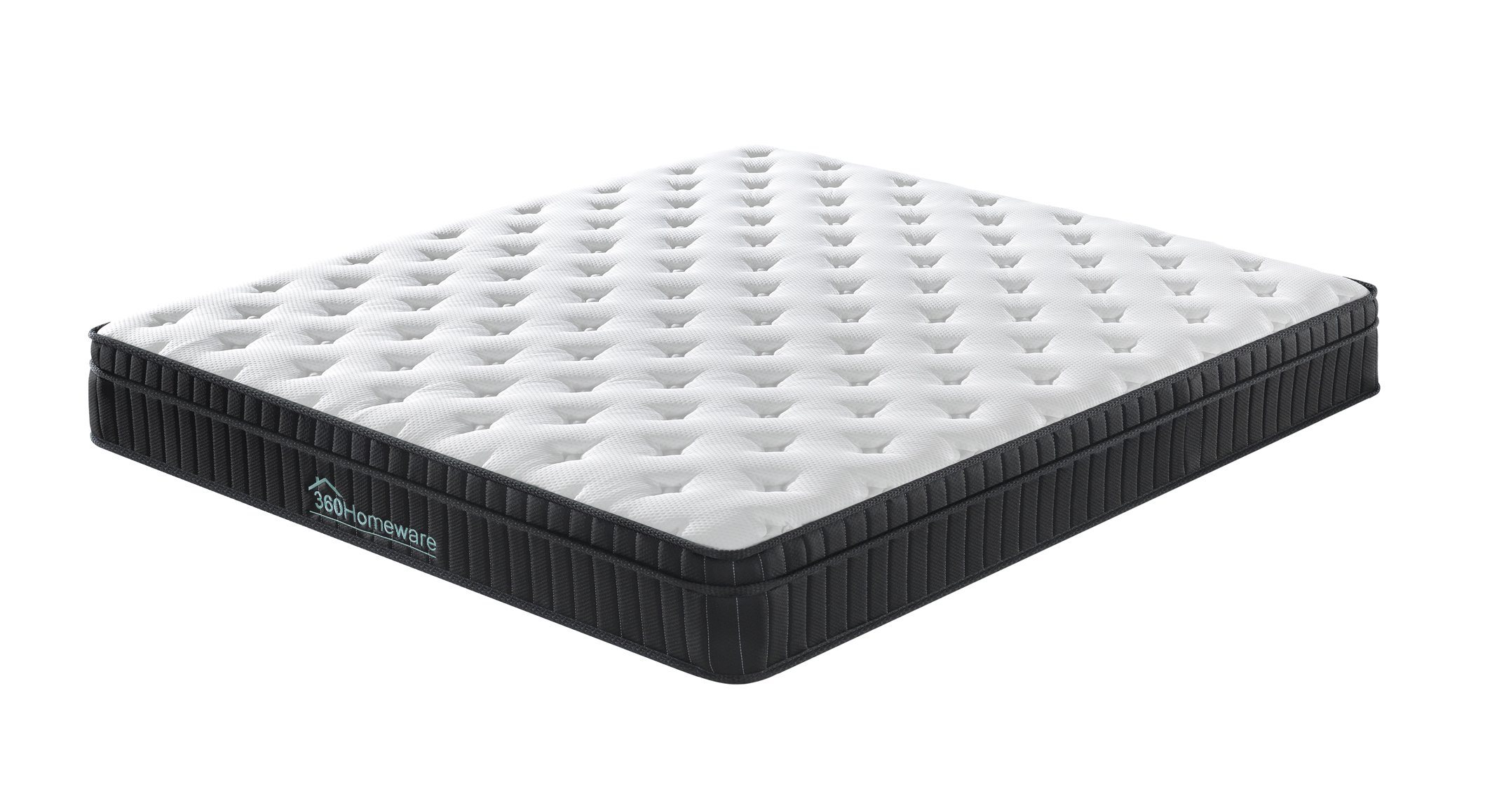 Euro Top Knit Multi-Zone Spring Mattress in double size, featuring a soft cotton knit Euro Top and a durable coil support system.