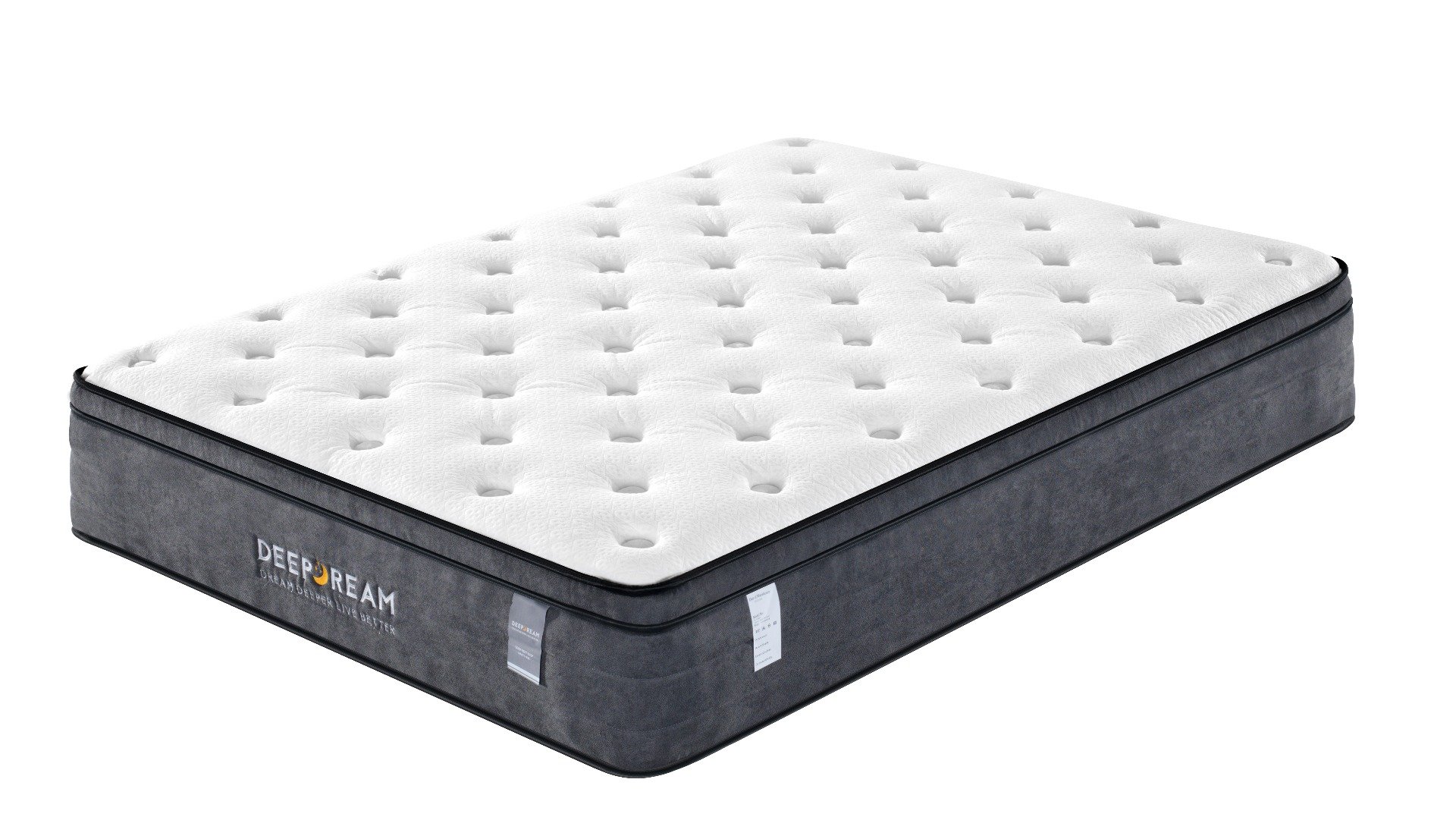 Eurotop Mattress 5 Zone Pocket Spring Latex Foam 34cm in King Single size, showcasing its luxurious design and quality materials.