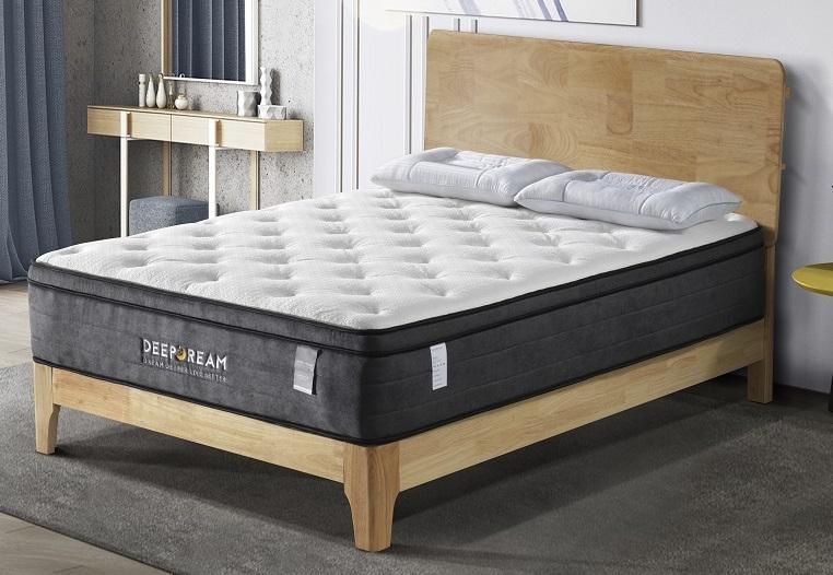 Eurotop Mattress 5 Zone Pocket Spring Latex Foam 34cm in King Single size, showcasing its luxurious design and quality materials.