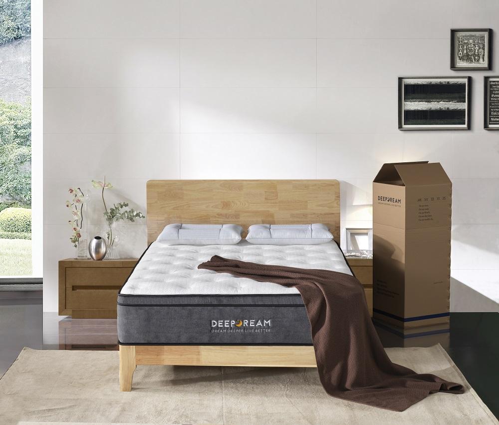 Eurotop Mattress 5 Zone Pocket Spring Latex Foam 34cm in King Single size, showcasing its luxurious design and quality materials.