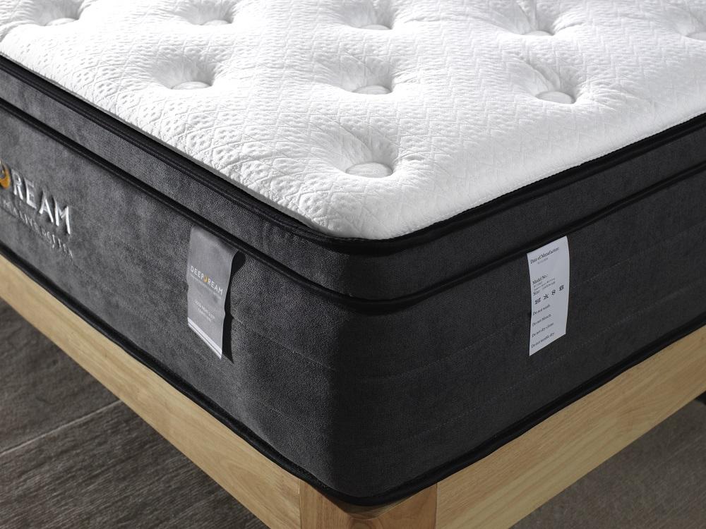 Eurotop Mattress 5 Zone Pocket Spring Latex Foam 34cm in King Single size, showcasing its luxurious design and quality materials.