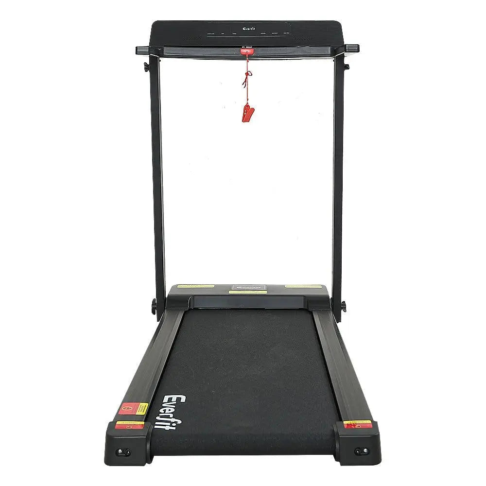 Everfit Treadmill Electric Fully Foldable Home Gym with digital display and safety features, designed for effective home workouts.