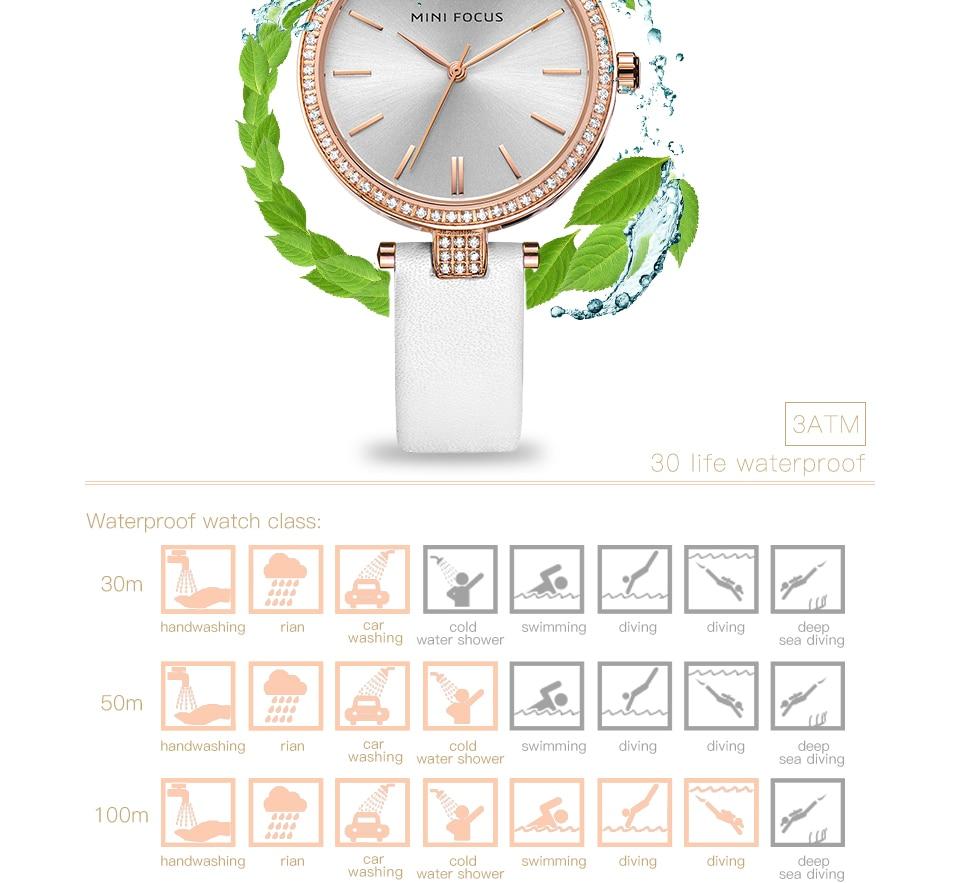 Fashion Casual Watch for Women featuring a stainless steel case and leather band, perfect for casual and formal occasions.